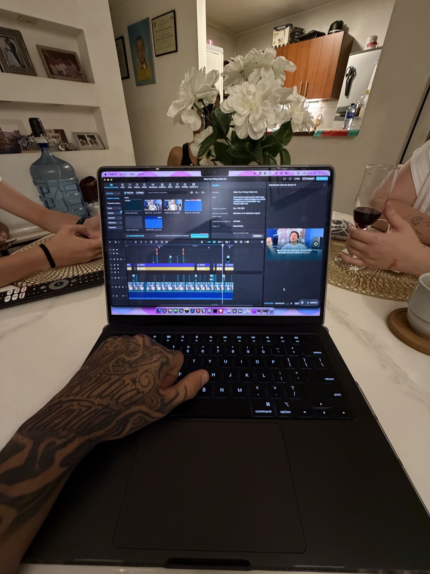 Editando para un cliente